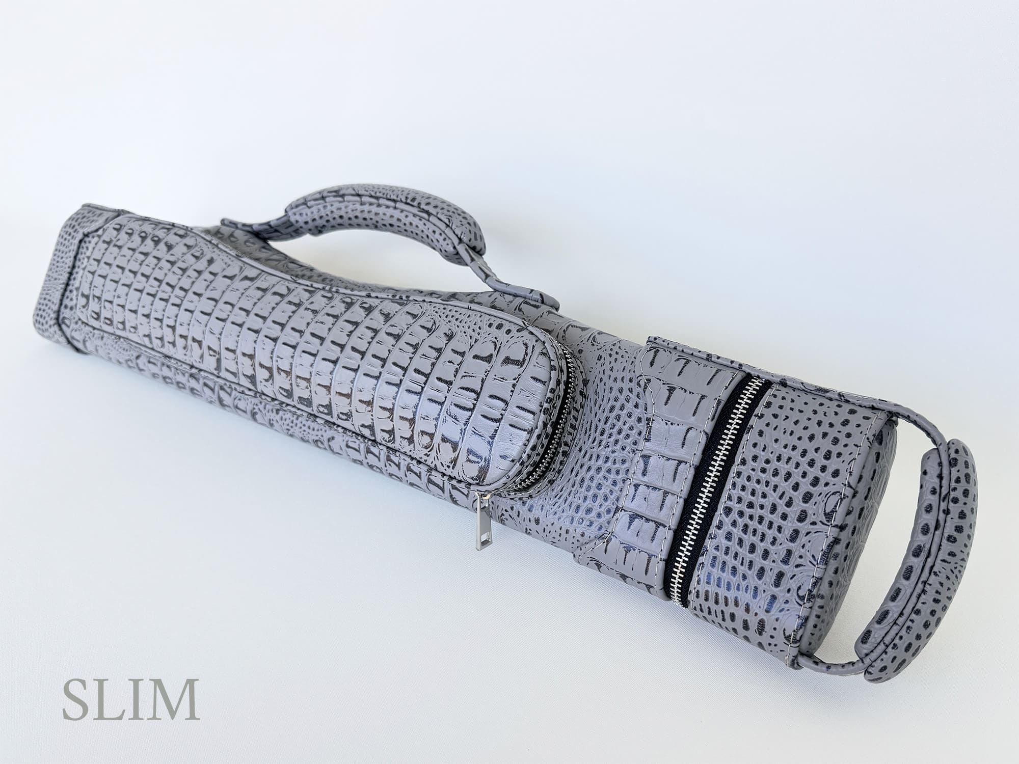 Тубус SLIM для трехсоставного кия   TS 069 3-ка SLIM светло-серый тисненый
