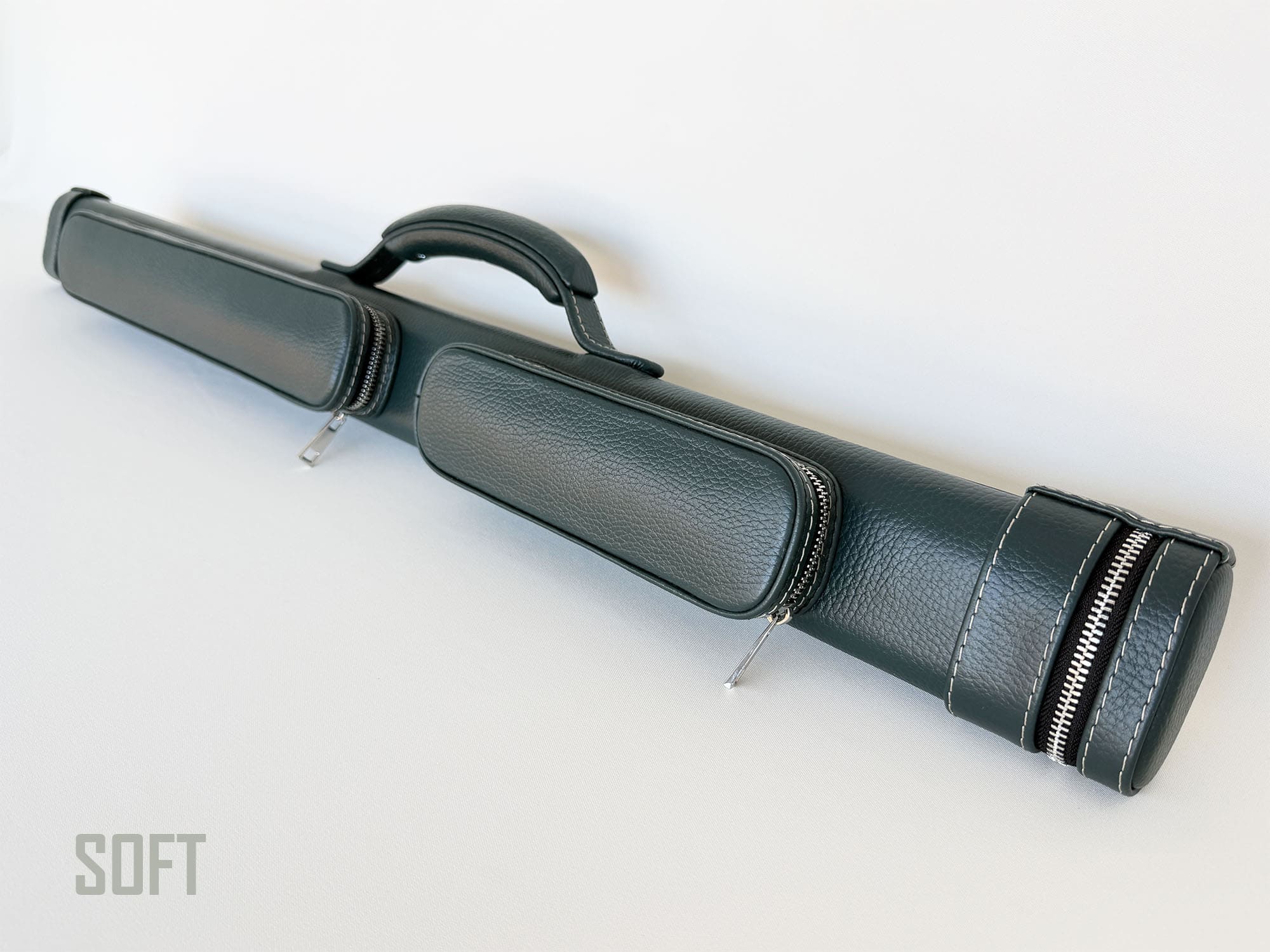 Тубус Софт для двухсоставного кия   TS 040  SOFT зеленый гладкий